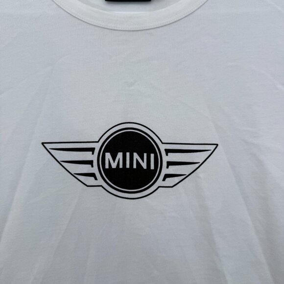 Mini Cooper T Shirt Mens L White Car Logo Graphic - Picture 2 of 10